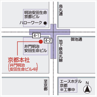 京都本社マップ